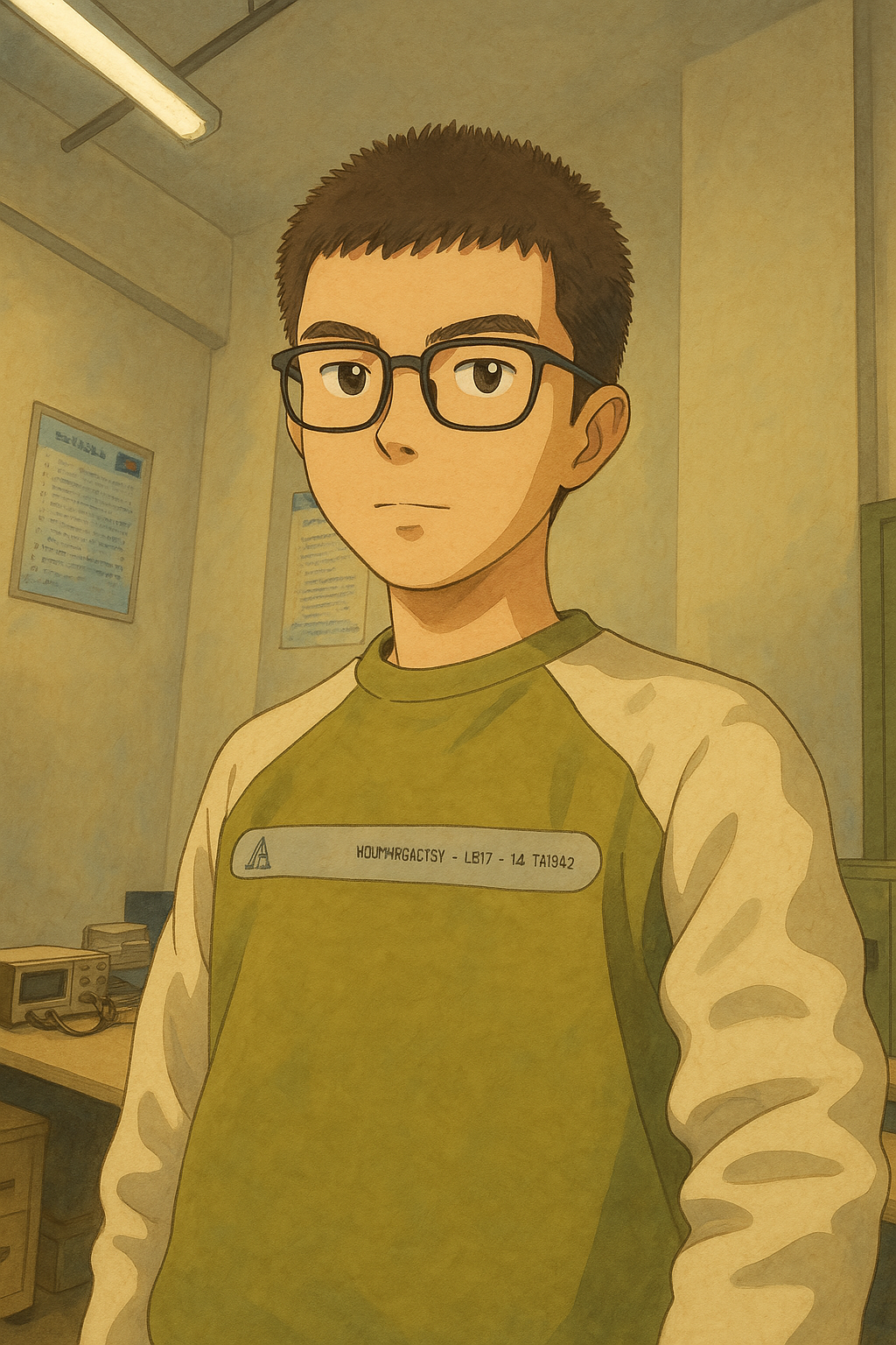 Illustrated portrait of Zheng Jiatong